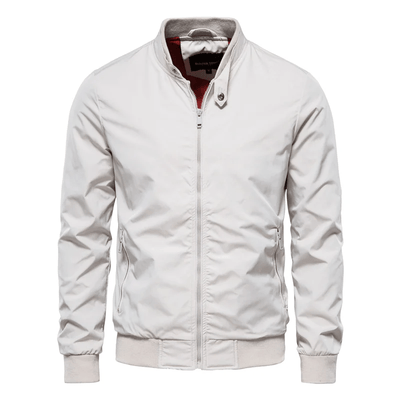 Men's Jacket Lightweight Bomber with Ribbed Collar - Stylish Summer Wear 3