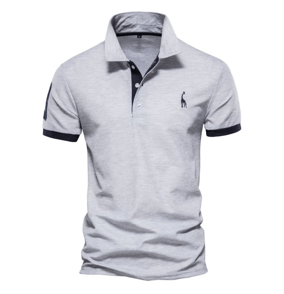 Men's Long Sleeve Polo Shirt Classic Style Casual Wear 2