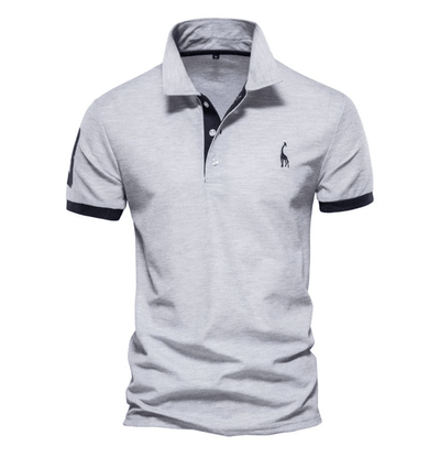 Men's Long Sleeve Polo Shirt Classic Style Casual Wear 2
