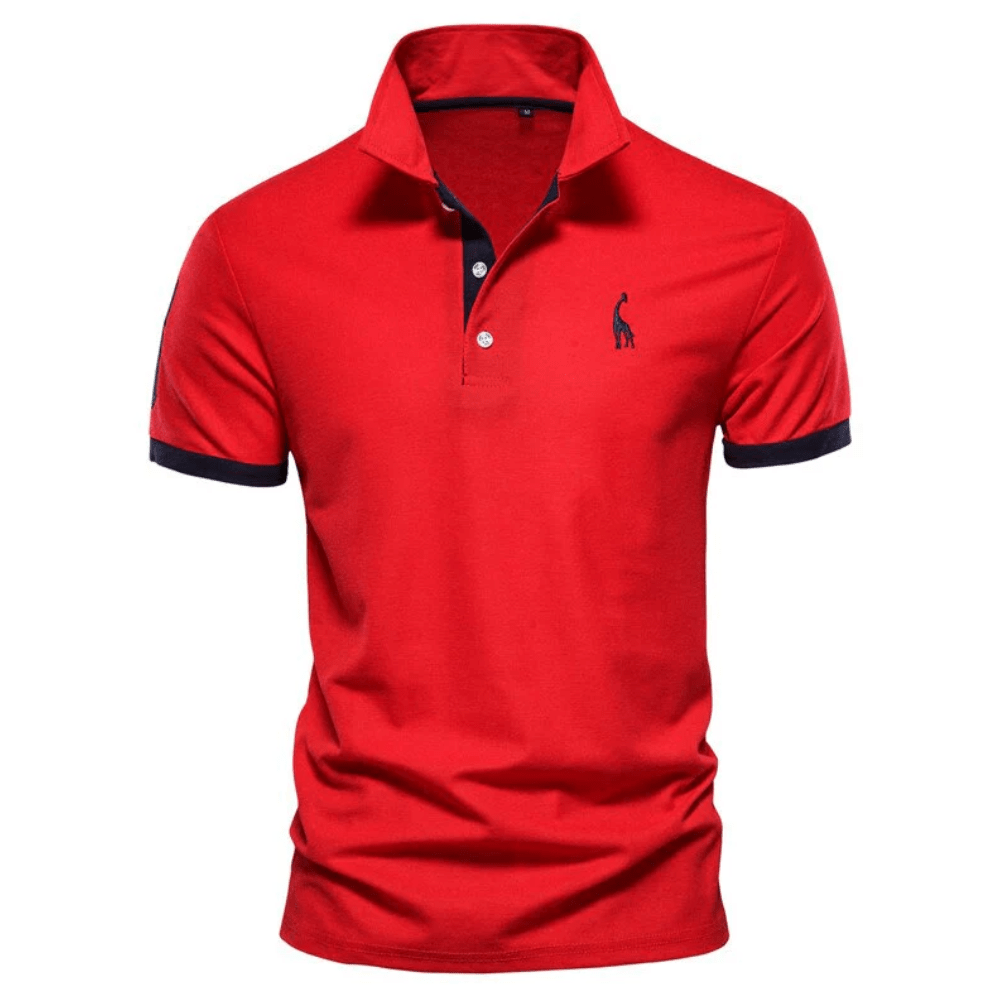 Men's Long Sleeve Polo Shirt Classic Style Casual Wear 3