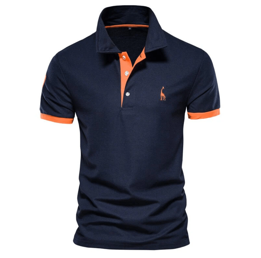 Men's Long Sleeve Polo Shirt Classic Style Casual Wear 5