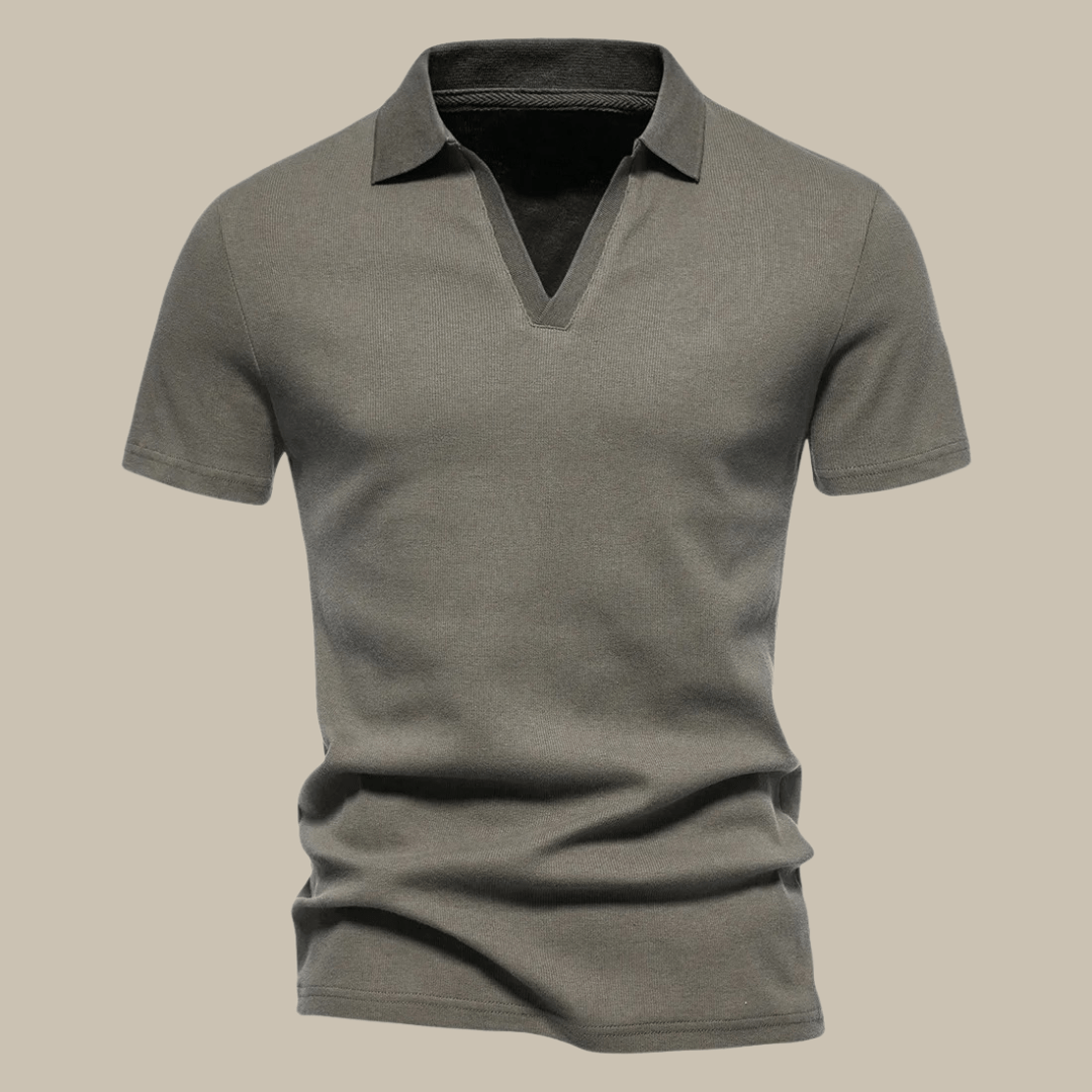 Men's Polo Shirt Short Sleeve Premium Merino Classic Fit 1