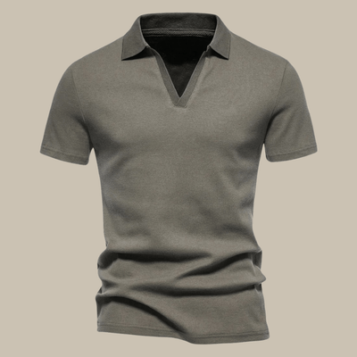 Men's Polo Shirt Short Sleeve Premium Merino Classic Fit 1
