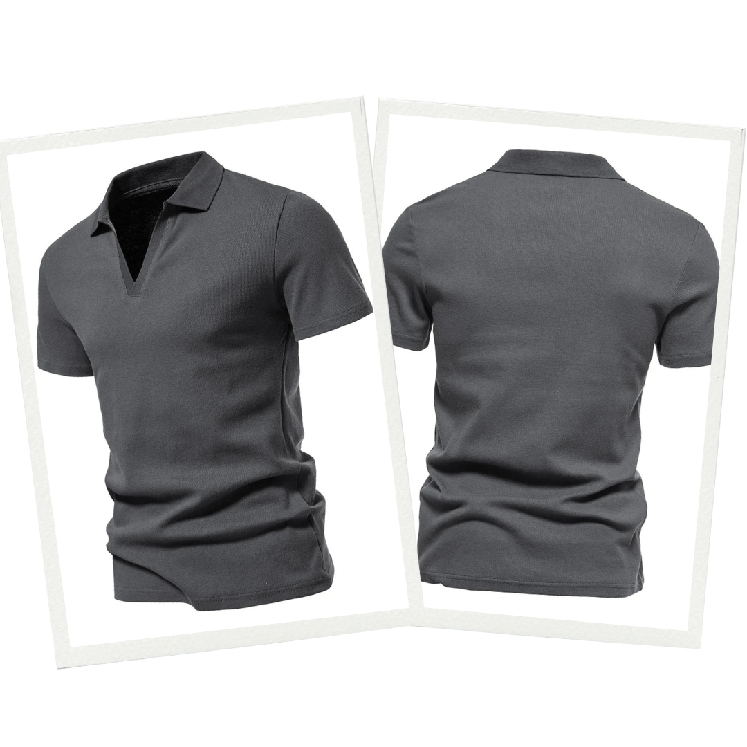 Men's Polo Shirt Short Sleeve Premium Merino Classic Fit 6