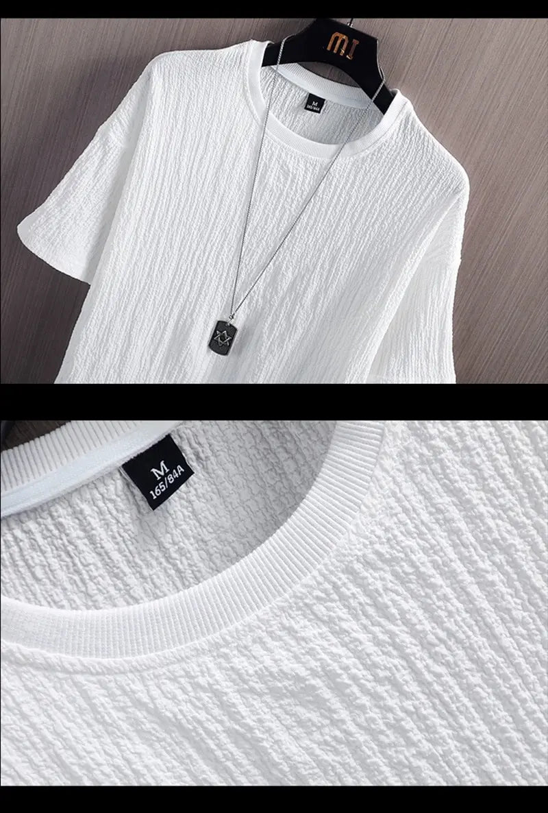 Men's T Shirt Plus Size Loose Fit Summer Casual Tee 7