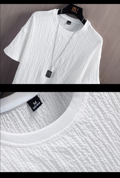 Men's T Shirt Plus Size Loose Fit Summer Casual Tee 7