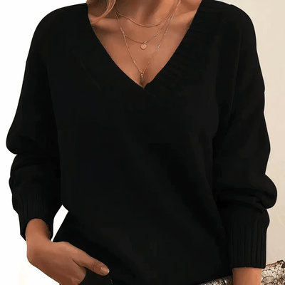 Women's Cashmere Sweater V-Neck - Luxurious Comfort and Style 0