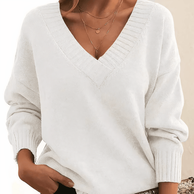 Women's Cashmere Sweater V-Neck - Luxurious Comfort and Style 7