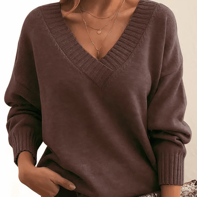 Women's Cashmere Sweater V-Neck - Luxurious Comfort and Style 8