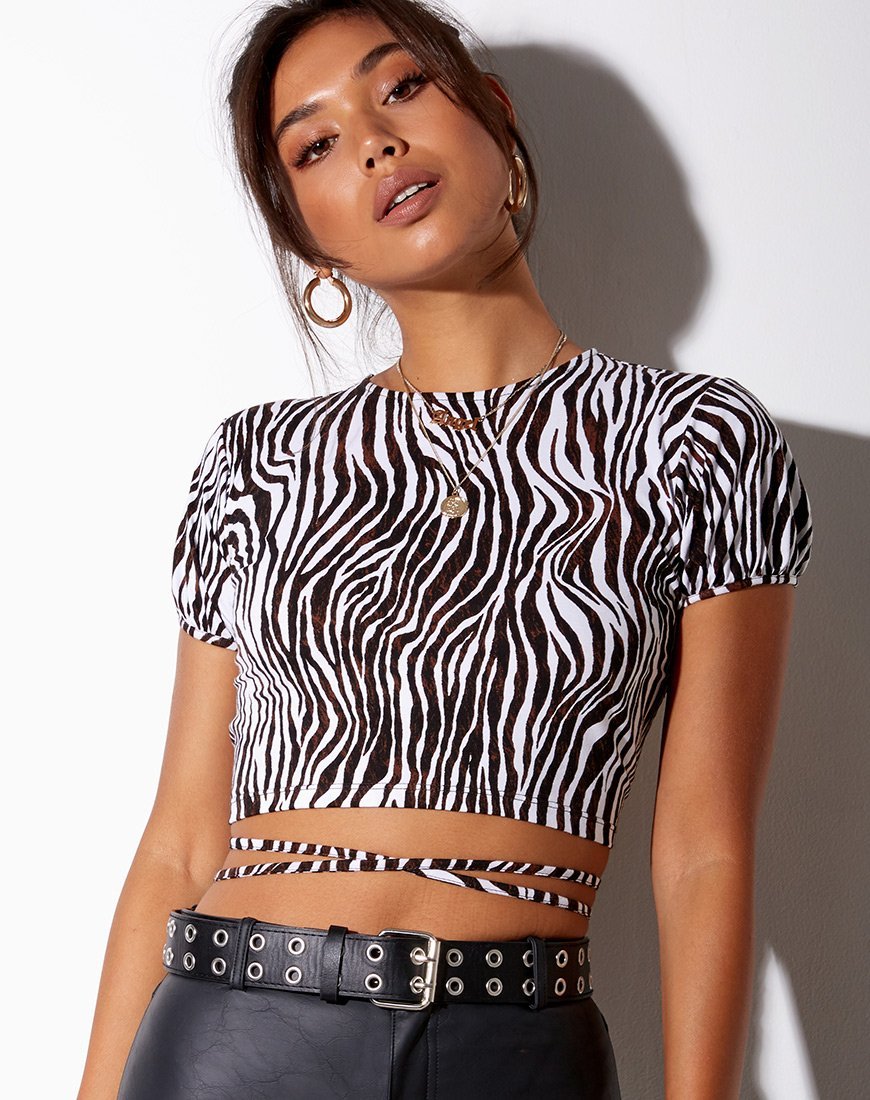 Women's Crop Top - Stylish White Summer Essential 1