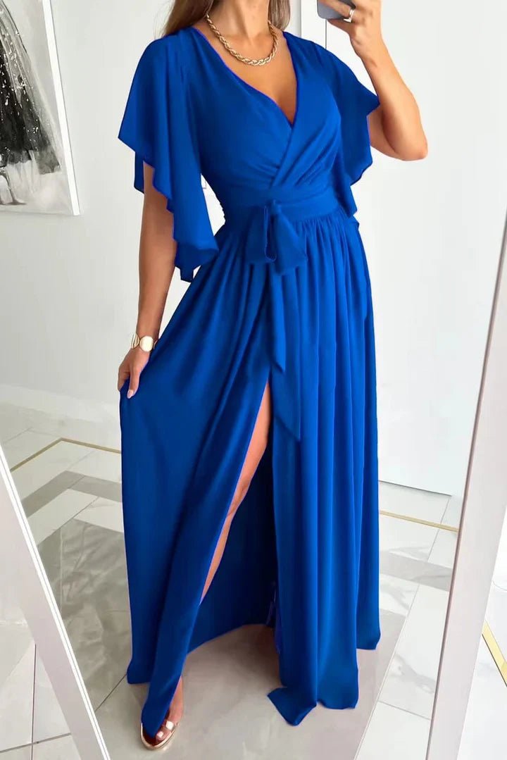 Women's Maxi Dress High Split Elegant Summer Style 3