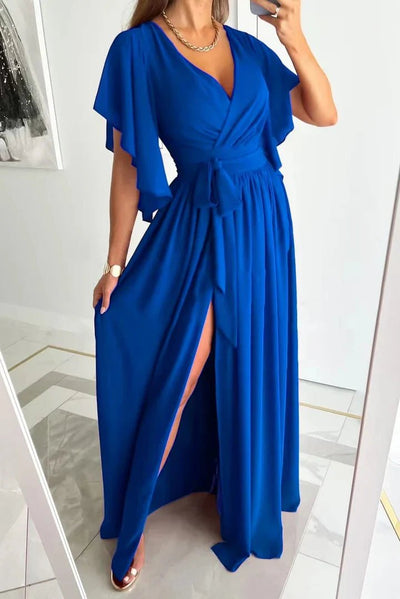 Women's Maxi Dress High Split Elegant Summer Style 3