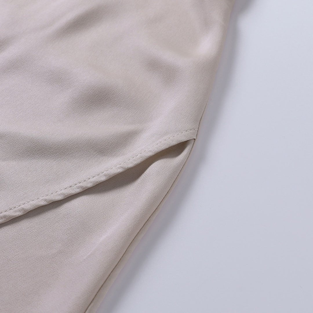 Women's Maxi Dress with V-Neck and Thigh-High Slit for Summer Events 8